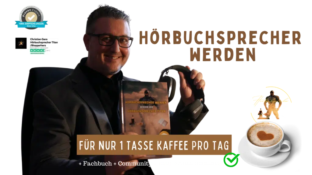 Hörbuchsprecher werden mit Christian Gera und dem Hörbuchsprecher Titan